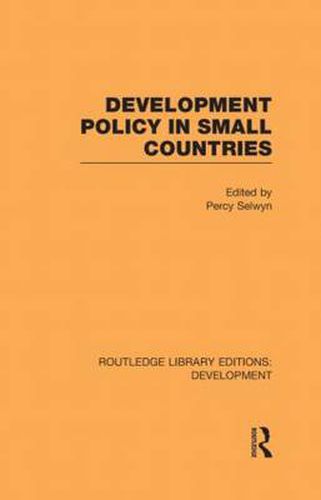 Cover image for Development Policy in Small Countries