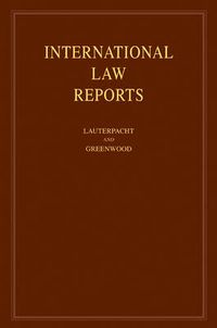 Cover image for International Law Reports: Volume 139