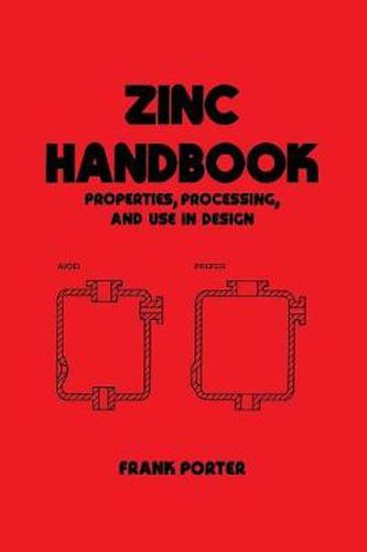 Cover image for Zinc Handbook: Properties, Processing, and Use in Design