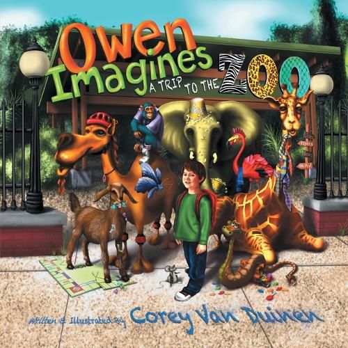 Cover image for Owen Imagines a Trip to the Zoo