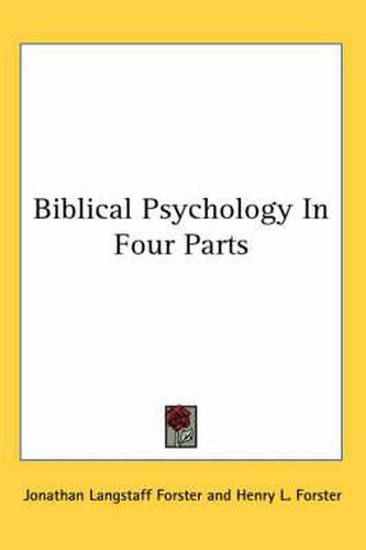 Cover image for Biblical Psychology in Four Parts