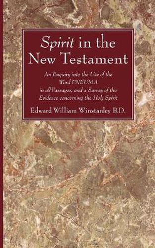 Cover image for Spirit in the New Testament