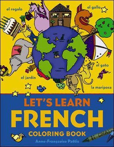 Cover image for Let's Learn French Coloring Book