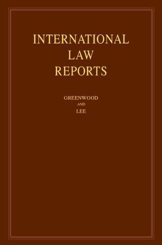 International Law Reports: Volume 195