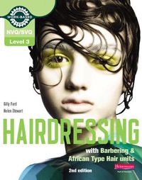 Cover image for Level 3 (NVQ/SVQ) Diploma in Hairdressing (inc Barbering & African-type Hair units) Candidate Handbook