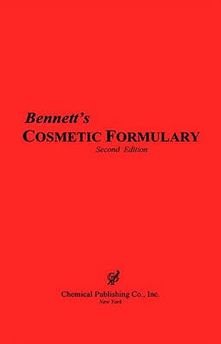Cover image for Bennett's Cosmetic Formulary