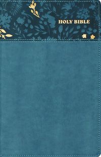 Cover image for NASB, Personal Size Bible, Large Print, Leathersoft, Teal, Red Letter, 1995 Text, Thumb Indexed, Comfort Print