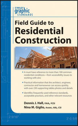 Cover image for Graphic Standards Field Guide to Residential Construction