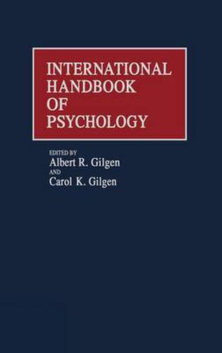 Cover image for International Handbook of Psychology