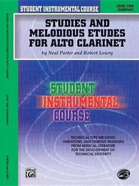 Cover image for Studies and Melodious Etudes for Alto Clarinet I