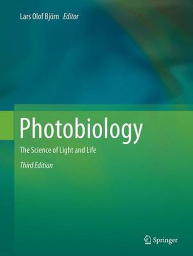 Cover image for Photobiology: The Science of Light and Life