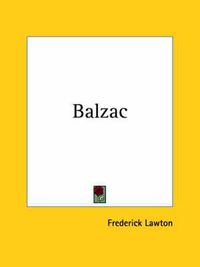 Cover image for Balzac