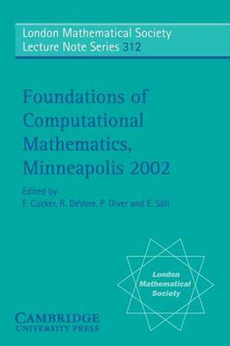 Cover image for Foundations of Computational Mathematics, Minneapolis 2002