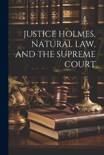 Cover image for Justice Holmes, Natural Law, and the Supreme Court