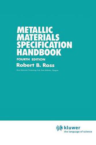 Cover image for Metallic Materials Specification Handbook