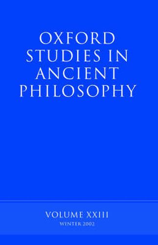 Cover image for Oxford Studies in Ancient Philosophy