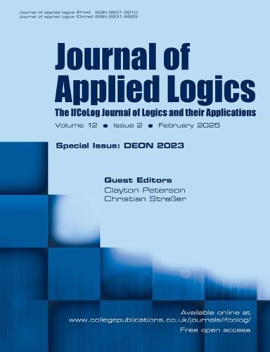 Cover image for Journal of Applied Logics. The IfCoLog Journal of Logics and their Applications. Volume 12, issue 2, February 2025. Special issue