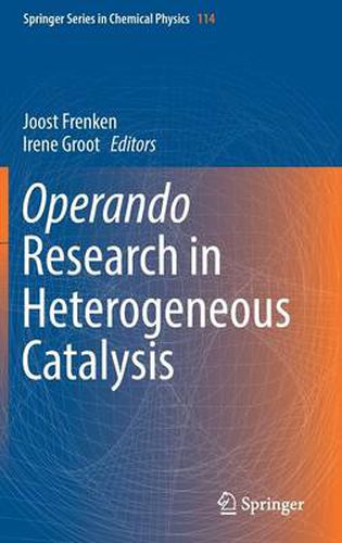 Cover image for Operando Research in Heterogeneous Catalysis