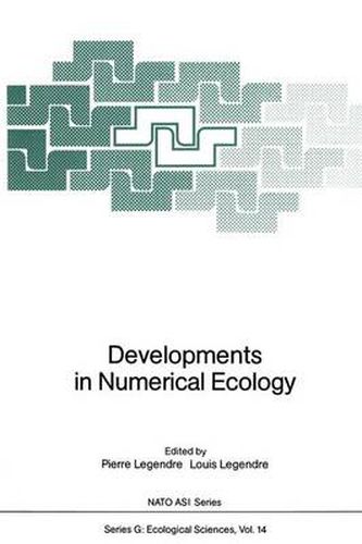 Cover image for Developments in Numerical Ecology