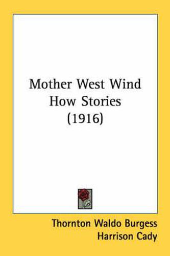 Cover image for Mother West Wind How Stories (1916)