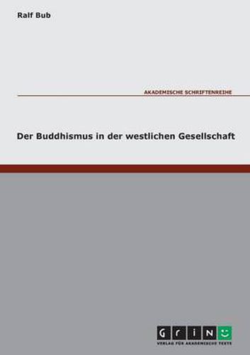 Cover image for Der Buddhismus in der westlichen Gesellschaft