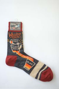 Cover image for Whiskey Drinking Crew Socks
