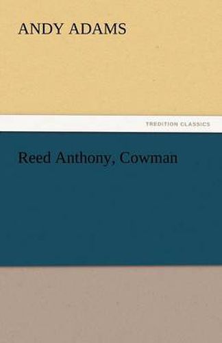 Cover image for Reed Anthony, Cowman