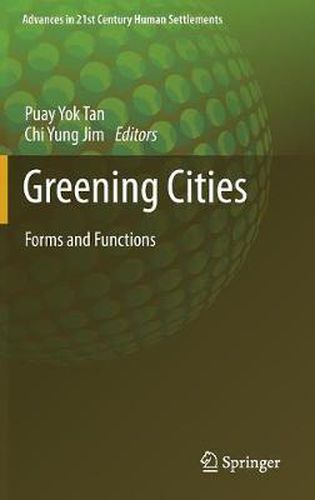 Cover image for Greening Cities: Forms and Functions