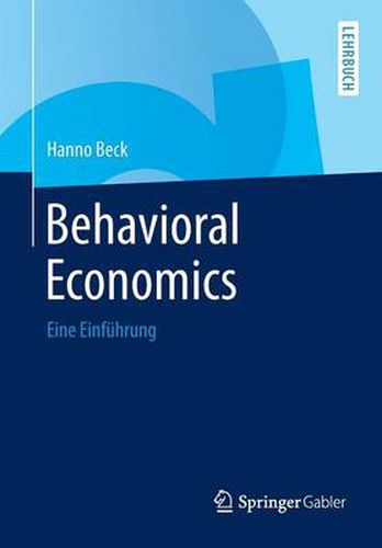 Cover image for Behavioral Economics: Eine Einfuhrung