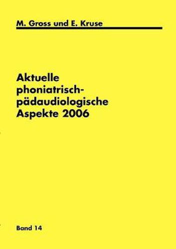 Cover image for Aktuelle phoniatrisch-padaudiologische Aspekte 2006