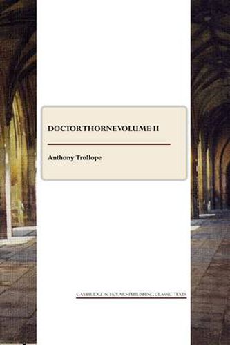 Cover image for Doctor Thorne Volume II