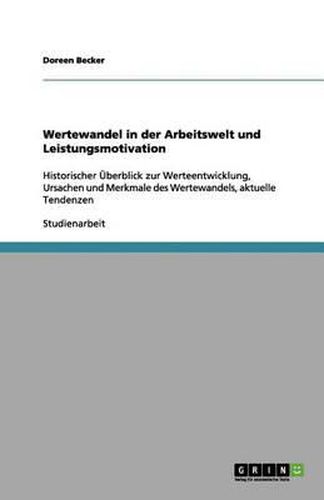 Cover image for Wertewandel in der Arbeitswelt und Leistungsmotivation