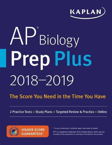 AP Biology Prep Plus 2018-2019: 2 Practice Tests + Study Plans + Targeted Review & Practice + Online