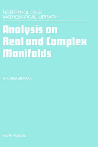 Cover image for Analysis on Real and Complex Manifolds