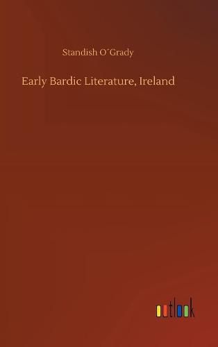 Cover image for Early Bardic Literature, Ireland