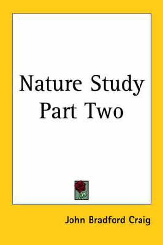 Cover image for Nature Study Part Two