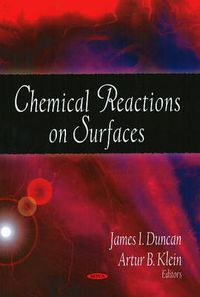 Cover image for Chemical Reactions on Surfaces