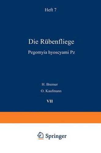 Cover image for Die Rubenfliege: Pegomyia Hyoscyami Pz