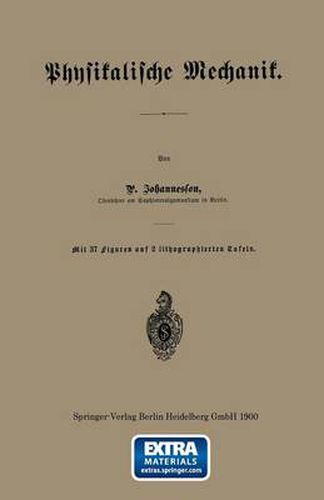 Cover image for Physikalische Mechanik