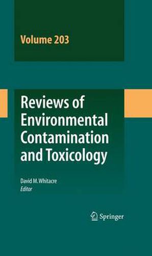 Cover image for Reviews of Environmental Contamination and Toxicology Vol 203