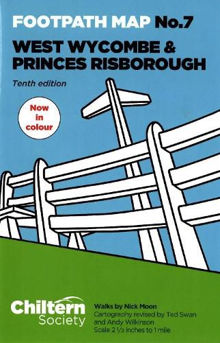 Cover image for Chiltern Society Footpath Map No. 7 - West Wycombe & Princes Risborough