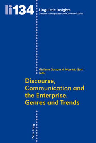 Cover image for Discourse, Communication and the Enterprise.- Genres and Trends