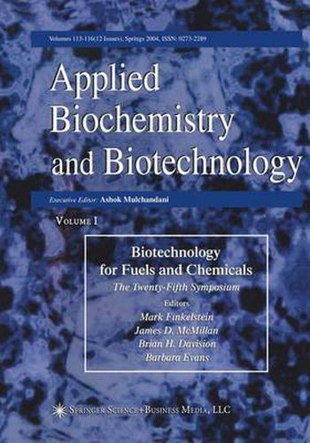 Cover image for Proceedings of the Twenty-Fifth Symposium on Biotechnology for Fuels and Chemicals Held May 4-7, 2003, in Breckenridge, CO