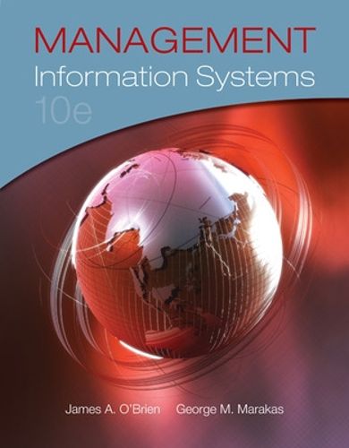 Cover image for Management Information Systems