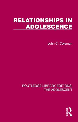 Cover image for Relationships in Adolescence