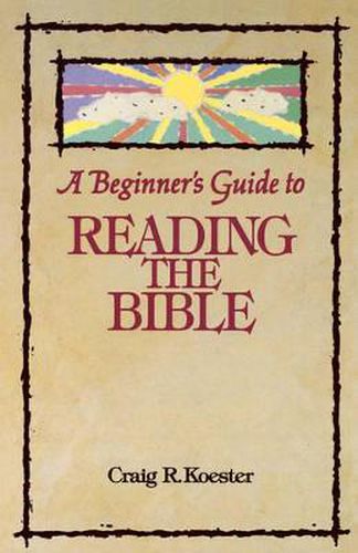 Cover image for Beginner's Guide to Reading the Bible