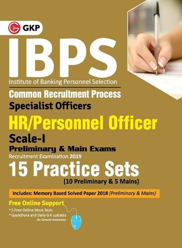 Ibps 2019 Specialist Officers HR/Personnel Officer Scale I (Preliminary & Main)- 15 Practice Sets