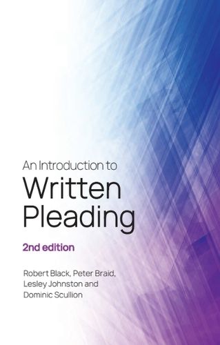 Cover image for An Introduction to Written Pleading