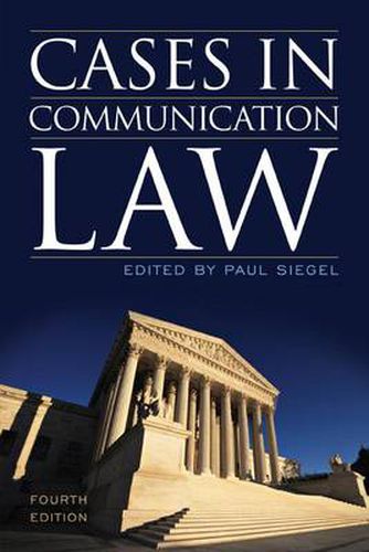 Cover image for Cases in Communication Law