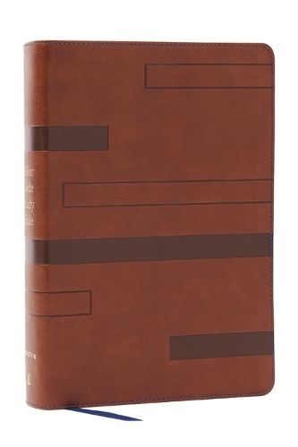 Cover image for Color Code Study Bible, Revealing God's Truth Color by Color (NIV, Brown Leathersoft, Red Letter, Comfort Print)